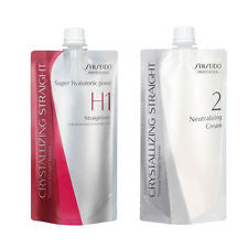 SHISEIDO Crystallizing Straightening Hair Cream system H1/H2