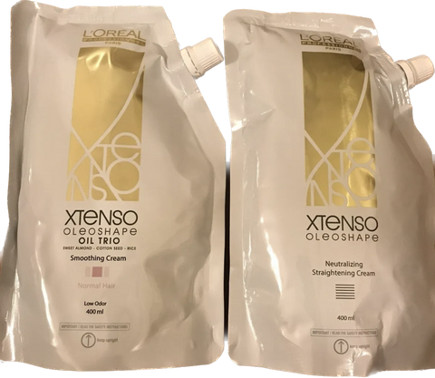Loreal X-Tenso OLEOSHAPE Natural Hair+Neutralising Cream 400mlX2