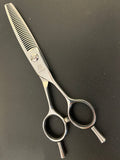MATSUDA professional hair thinning  scissors CBT-30  ((  2 removable finger rests ))